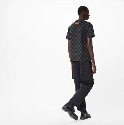 ルイヴィトン ダミエ Tシャツ 半袖 黒 デニム パンツ 1A99VQD