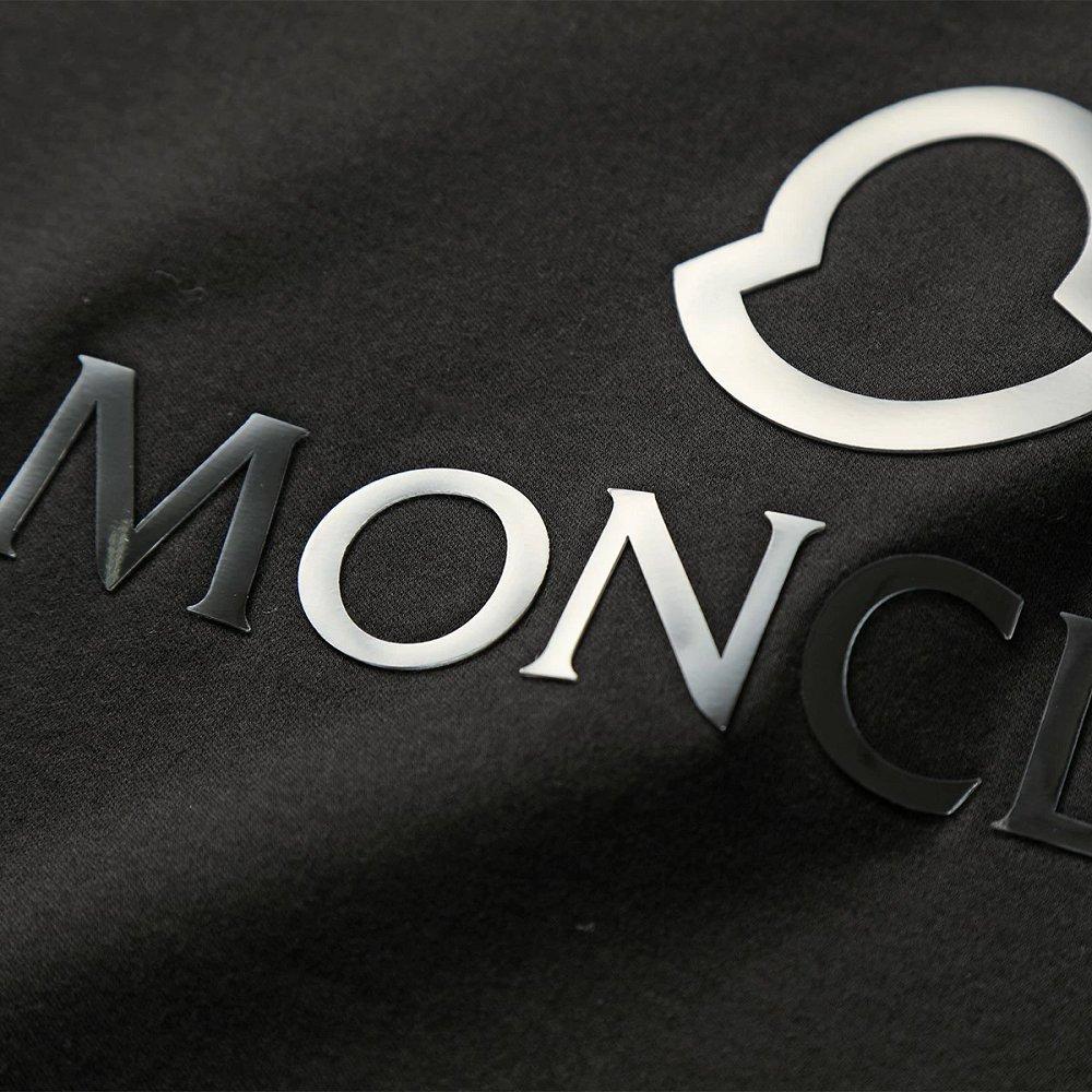 モンクレール Tシャツ レディース 半袖 カットソー クルーネック ロゴT プリントロゴ コットン 8C00006 809CR