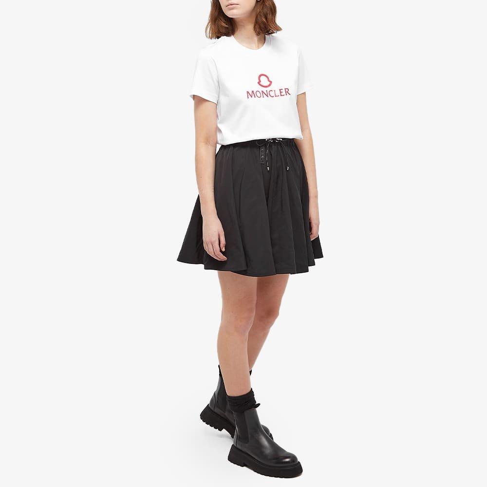 モンクレール Tシャツ レディース 半袖 カットソー クルーネック ロゴT プリントロゴ コットン 8C00006 809CR