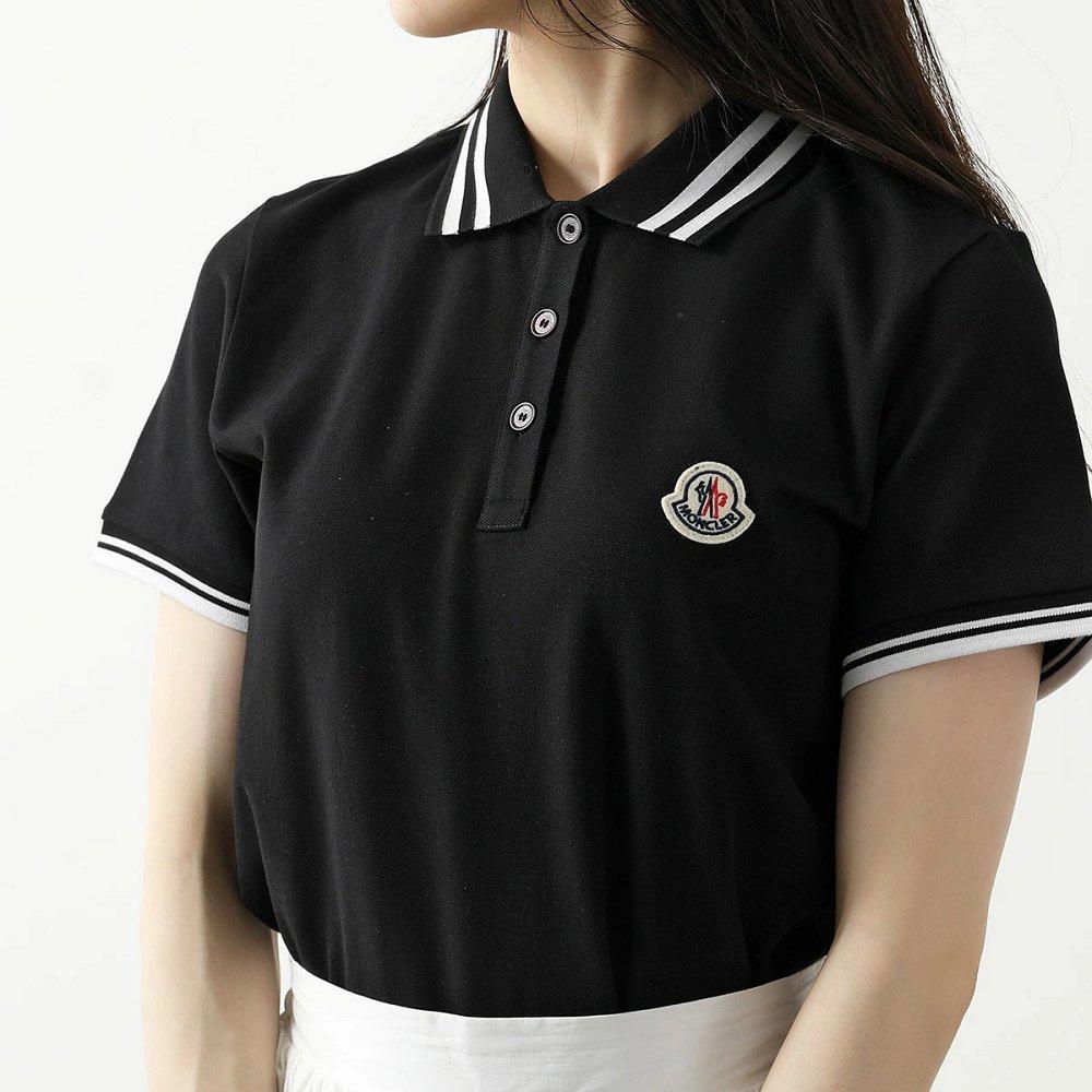 モンクレール ポロシャツ POLO レディース トップス カットソー Tシャツ コットン ロゴパッチ 8A00008 84720