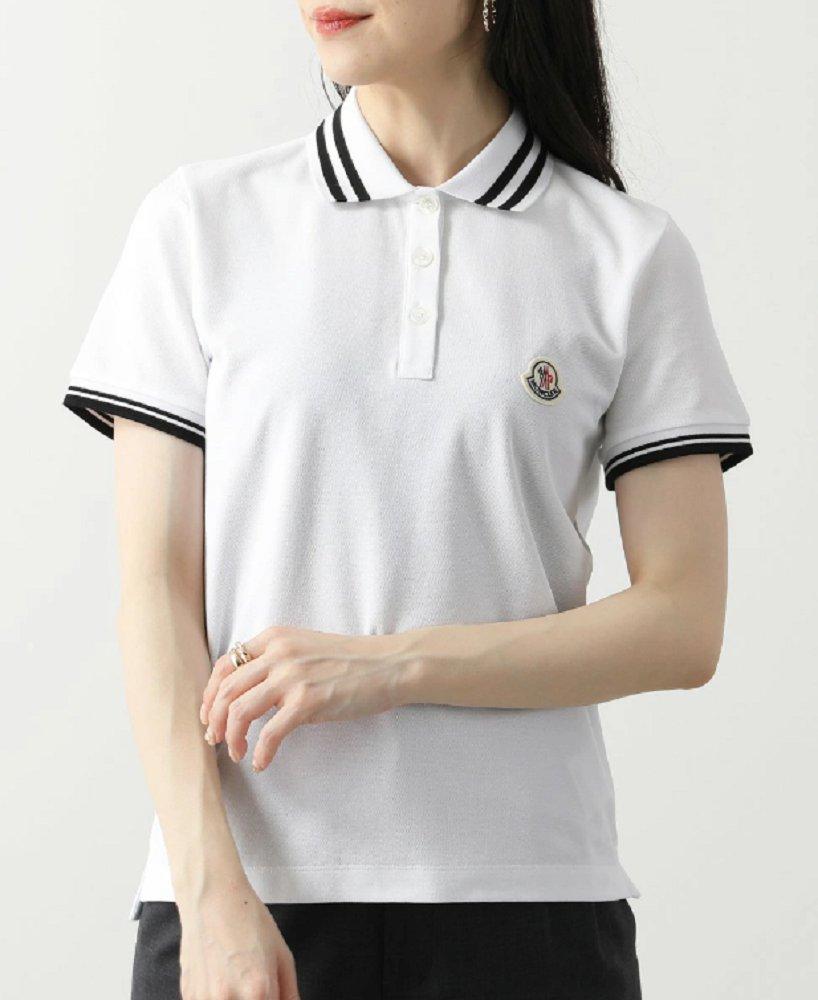 モンクレール ポロシャツ POLO レディース トップス カットソー Tシャツ コットン ロゴパッチ 8A00008 84720