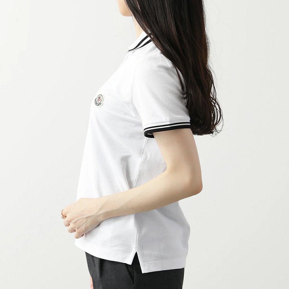 モンクレール ポロシャツ POLO レディース トップス カットソー Tシャツ コットン ロゴパッチ 8A00008 84720