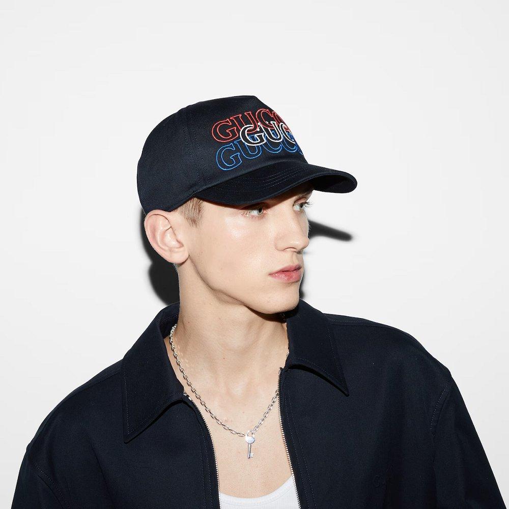 GUCCI エンブロイダリー ベースボールキャップ 788548 4HA9X