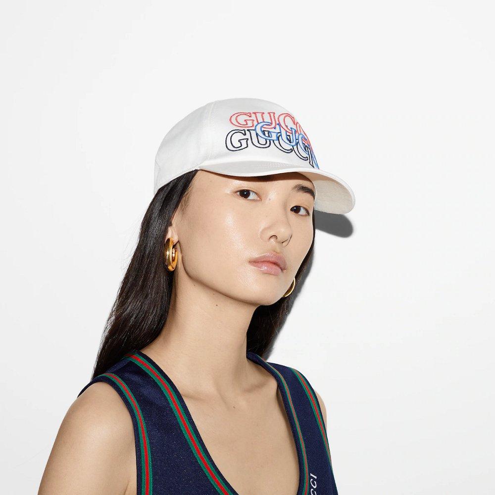 GUCCI エンブロイダリー ベースボールキャップ 788548 4HA9X