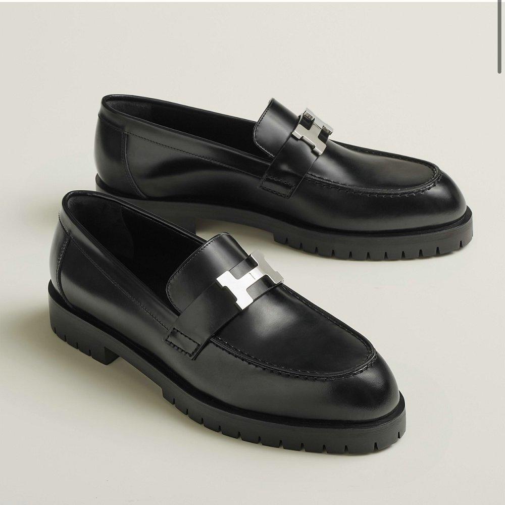 エルメス レディース モカシン ローファー ベージュ H232137Z 02360