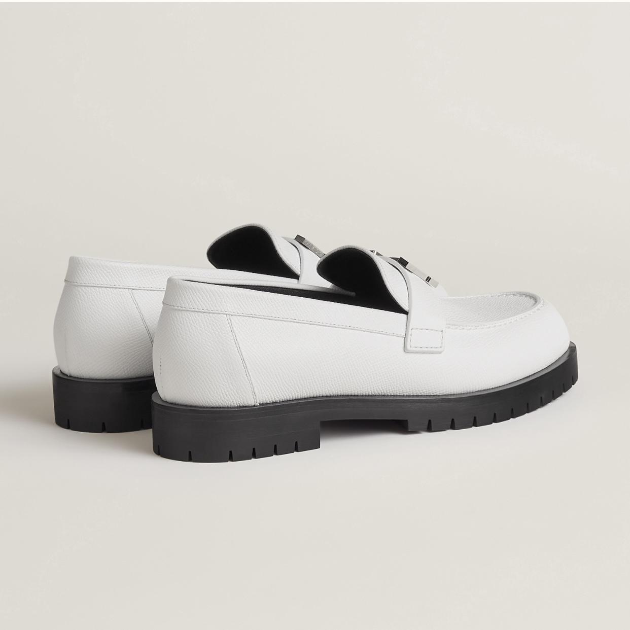 HERMES レディース モカシン ローファー ベージュ H241019Z 90360