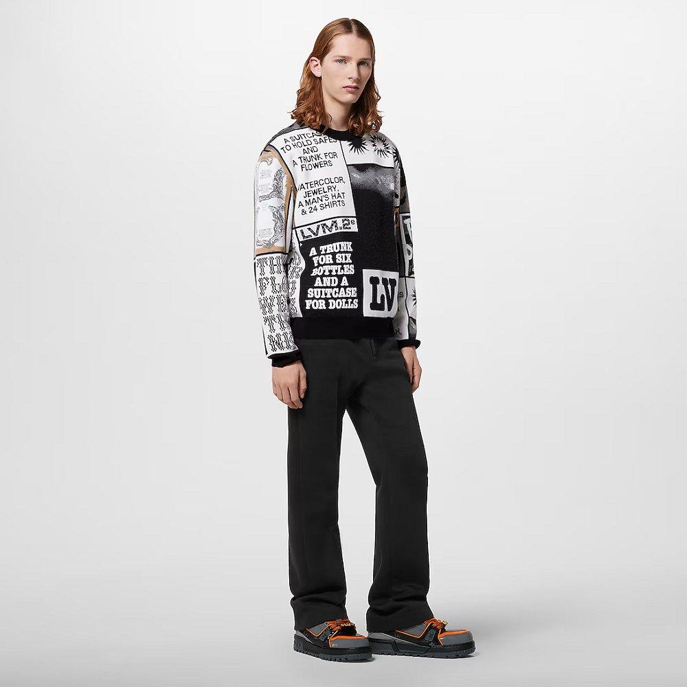 Louis Vuitton コットンシグネチャークルーネック 1AFAOS