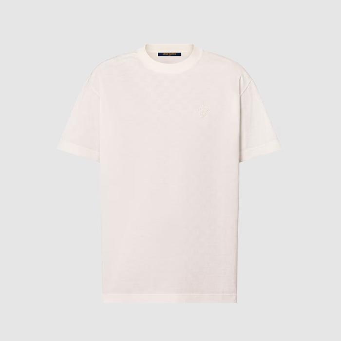 ルイヴィトン ダミエ コットンピケ Tシャツ 1AFRAB 1AFRAJ