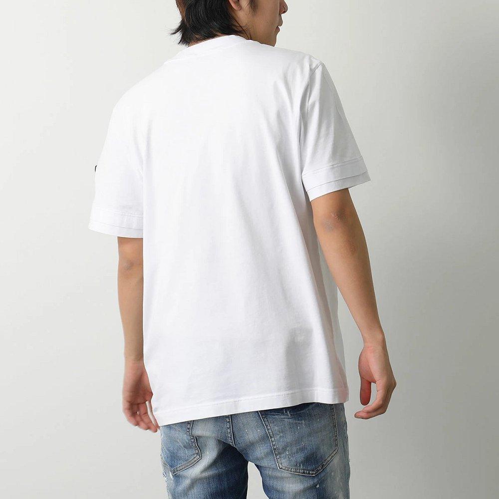 モンクレール代引き Tシャツ メンズ クルーネック 半袖 カットソー ロゴT アイコンパッチ 8C00002 89A17