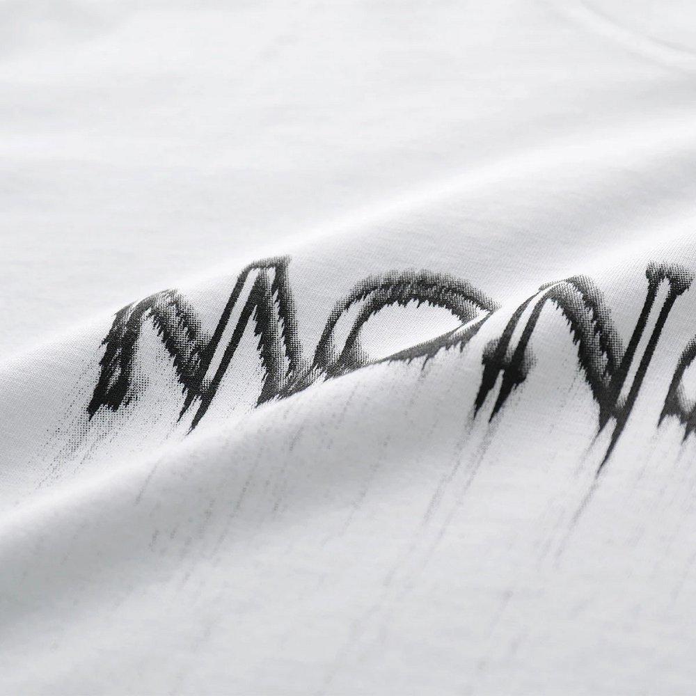 モンクレール代引き Tシャツ メンズ クルーネック 半袖 カットソー ロゴT アイコンパッチ 8C00002 89A17