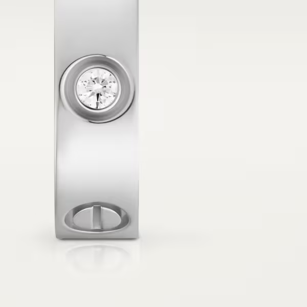 カルティエ Love リング ダイヤモンド3個 ホワイトゴールド ダイヤモンド B4032500
