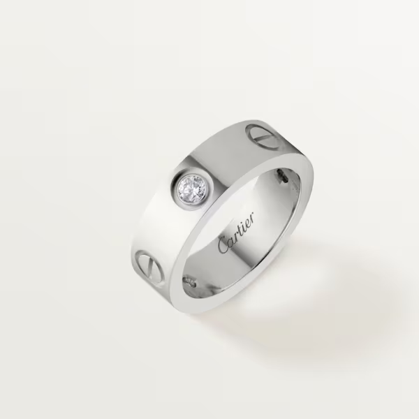 カルティエ Love リング ダイヤモンド3個 ホワイトゴールド ダイヤモンド B4032500