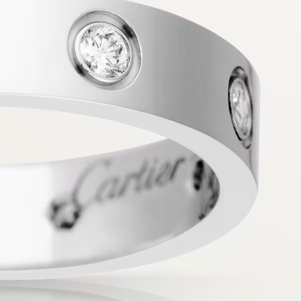 カルティエ Love ウェディング リング ダイヤモンド8個 ホワイトゴールド ダイヤモンド B4050600