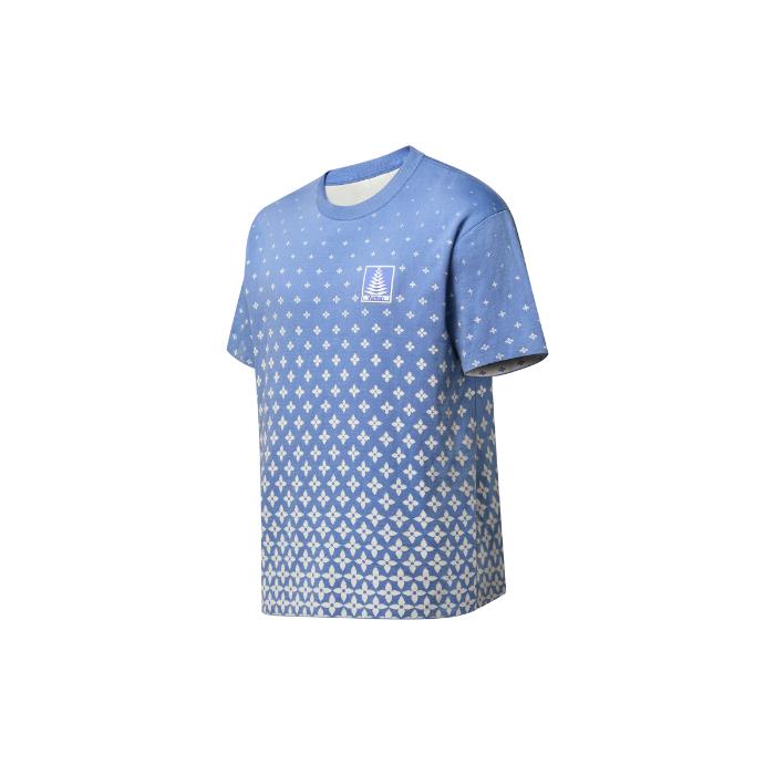 Louis Vuitton ニットコットンTシャツ ブルー 1AGJUI