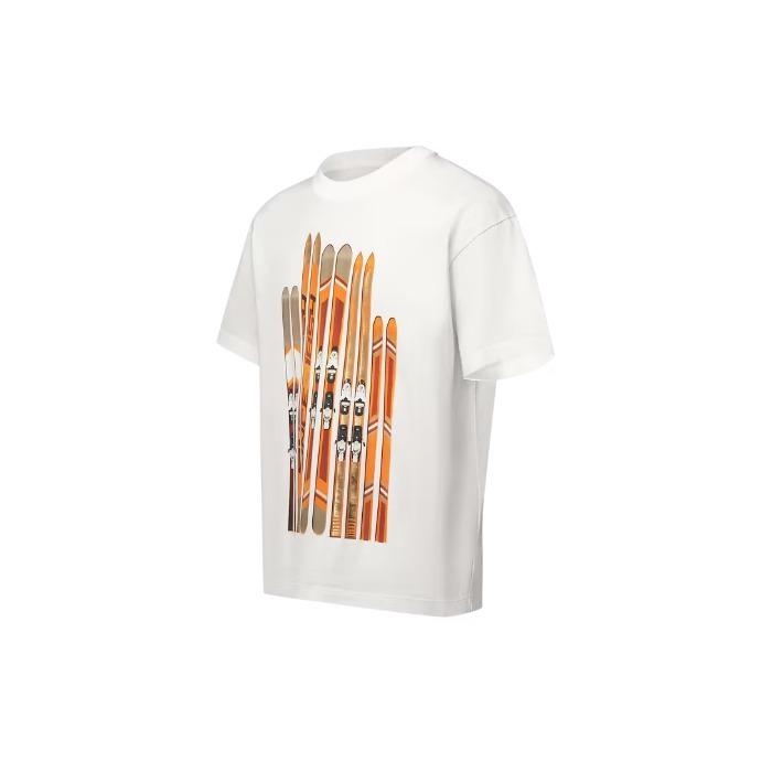 Louis Vuitton メンズ プリント コットンTシャツ  LV SKI 1AGK27
