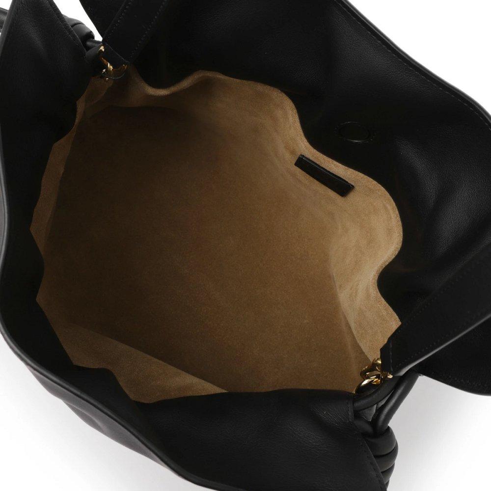 ロエベ FLAMENCO CLUTCH クラッチバッグ 3WAY ショルダーバッグ ブラック レディース a411fc1xbf 1100