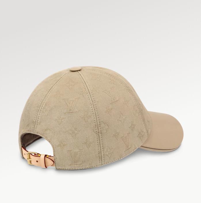 ルイヴィトン キャップ LV モノグラム コットン レザー M7088M M7087M M7127M