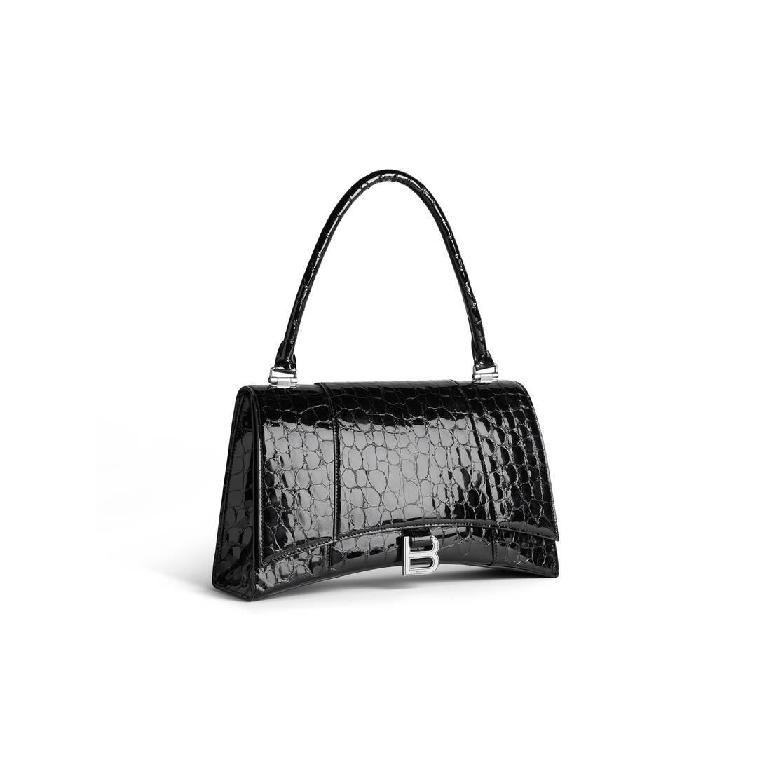 BALENCIAGA代引 レディース 砂時計ヒンジ ミディアム ハンドバッグ 761211 2AAVY 1000