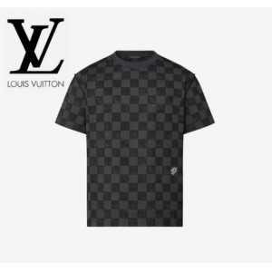 ルイヴィトン ダミエ Tシャツ 半袖 黒 デニム パンツ 1A99VQD