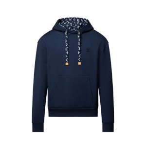 Louis Vuitton メンズ. コットンフーディ ネイビー LV SKI 1AGJZV
