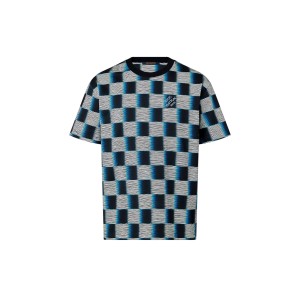 Louis Vuitton ダミエショートスリーブコットンTシャツ 1AFB29