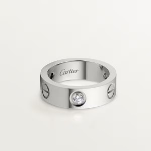 カルティエ Love リング ダイヤモンド3個 ホワイトゴールド ダイヤモンド B4032500