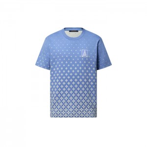 Louis Vuitton ニットコットンTシャツ ブルー 1AGJUI