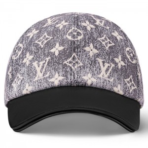 Louis Vuitton キャップモノグラムジャカードデニム M7028M