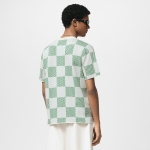 ルイヴィトン ダミエニットクルーネックTシャツ 緑 1AFIX5