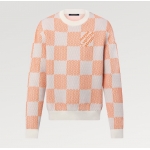 LouisVuitton ダミエ コットンプルオーバー オレンジ 1AFIWP