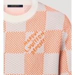 LouisVuitton ダミエ コットンプルオーバー オレンジ 1AFIWP