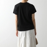 モンクレール Tシャツ レディース 半袖 カットソー クルーネック ロゴT プリントロゴ コットン 8C00006 809CR