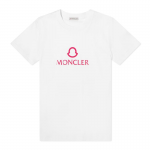 モンクレール Tシャツ レディース 半袖 カットソー クルーネック ロゴT プリントロゴ コットン 8C00006 809CR
