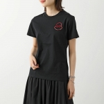 モンクレール半袖 Tシャツ レディース LOVEロゴ ロゴT コットン クルーネック カットソー 8C00018 829FB 999