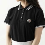 モンクレール ポロシャツ POLO レディース トップス カットソー Tシャツ コットン ロゴパッチ 8A00008 84720