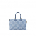 Louis Vuitton スピーディー30 ブルーデニムダミエ ショルダーバッグ N00203