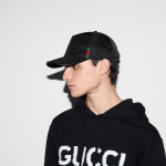 GUCCI ロゴ付き ナイロン ベースボールキャップ ‎813461 4HBD2 1060