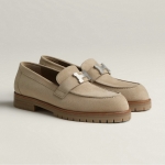 エルメス レディース モカシン ローファー ベージュ H222054Z 1J360