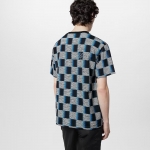 Louis Vuitton ダミエショートスリーブコットンTシャツ 1AFB29