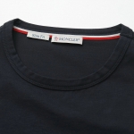 モンクレール Tシャツ MAGLIA メンズ カットソー クルーネック アイコンパッチ トリコロールライン 8C71600 87296