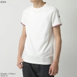 モンクレール Tシャツ MAGLIA メンズ カットソー クルーネック アイコンパッチ トリコロールライン 8C71600 87296