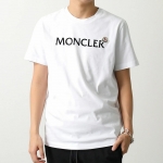モンクレール 半袖 Tシャツ メンズ カットソー ロゴT アイコンパッチ コットン クルーネック 8C00024 8390T
