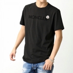 モンクレール 半袖 Tシャツ メンズ カットソー ロゴT アイコンパッチ コットン クルーネック 8C00024 8390T