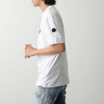 モンクレール代引き Tシャツ メンズ クルーネック 半袖 カットソー ロゴT アイコンパッチ 8C00002 89A17