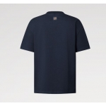 ルイヴィトン オーガニックコットンTシャツ 刺繍ロゴ入り 1AFR95 1AGHXN