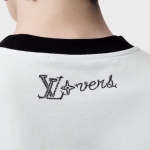 LOUIS VUITTON エンベリッシュド コットン Tシャツ 1AFXNX