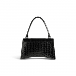 BALENCIAGA代引 レディース 砂時計ヒンジ ミディアム ハンドバッグ 761211 2AAVY 1000