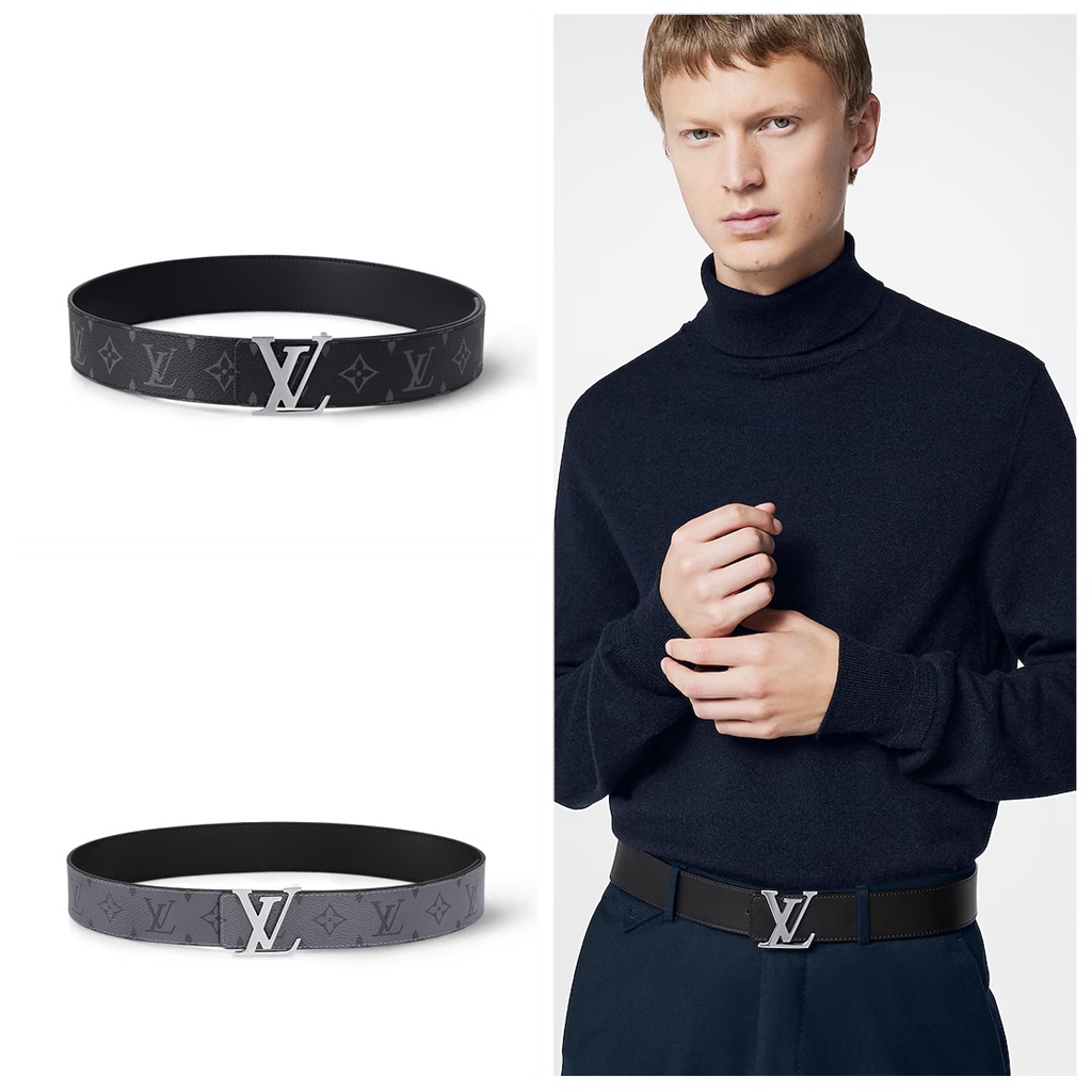ルイヴィトン モノグラム･エクリプス ベルト･LV イニシャル 40MM リバーシブル M9043U M0285U