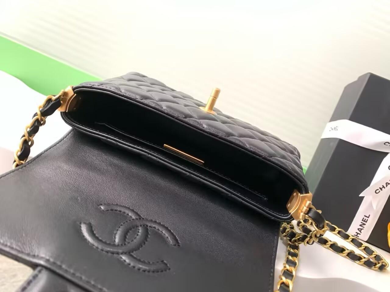 CHANEL トップハンドル フラップ ハンドバッグ AS5354 AS5355 AS5356