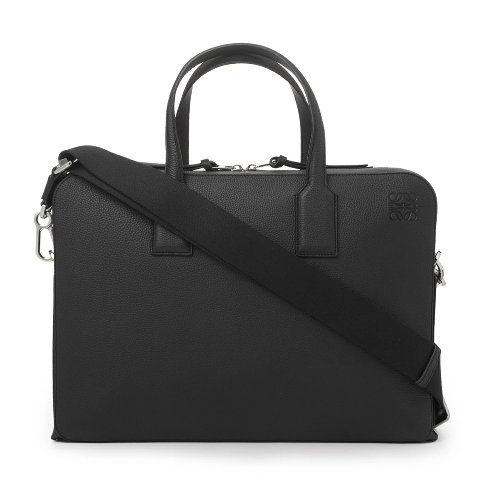 ロエベ代引き GOYA THIN BRIEFCASE ブリーフケース ブラック メンズ 33712 p57 1100